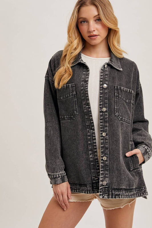 Black Denim Jacket