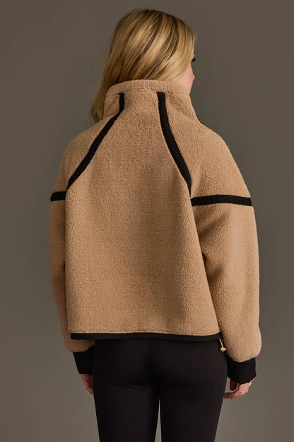 Tan & Black Sherpa