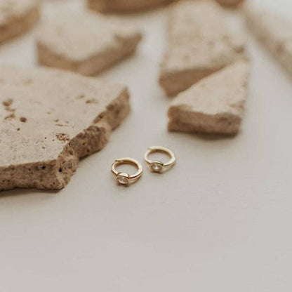 Aspen Diamond Hoops