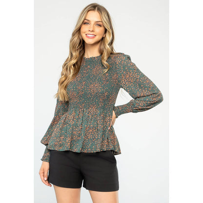 Flower Print Blouse