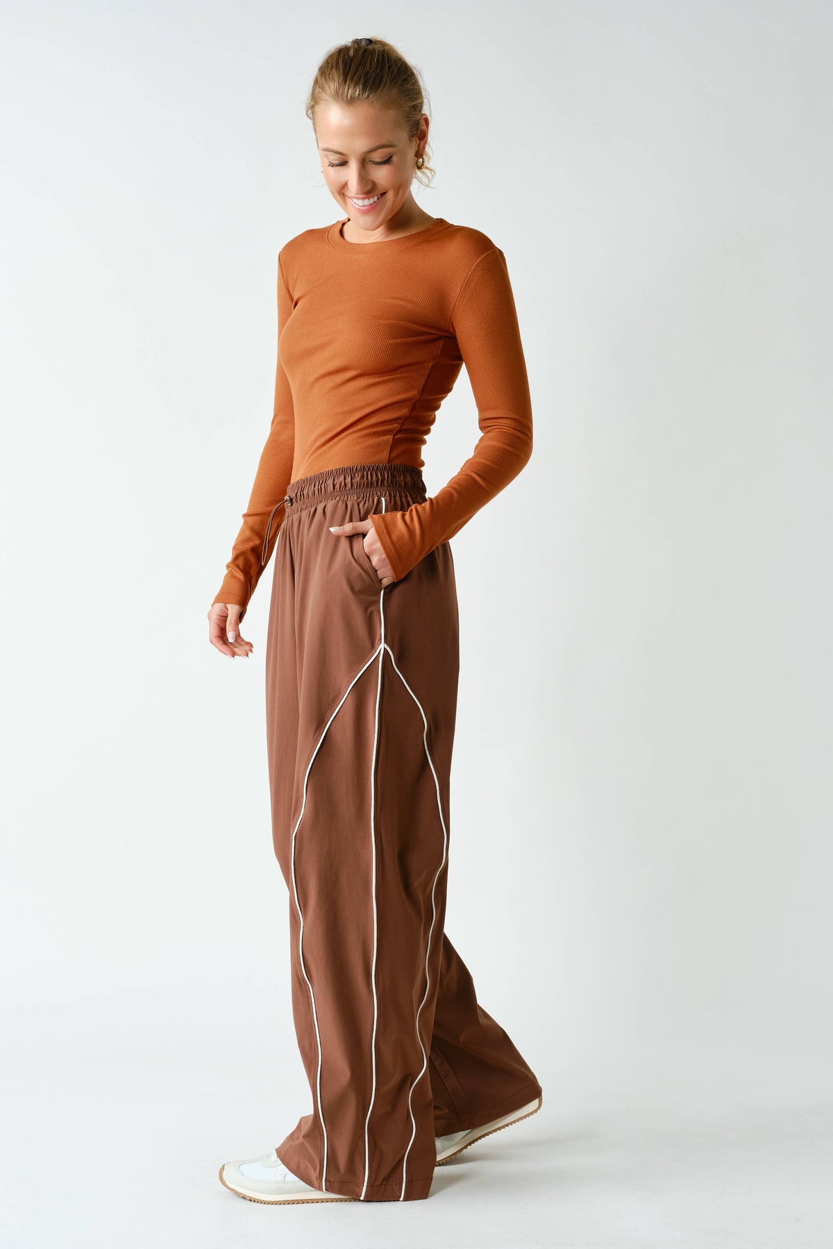 Curved Classic Track Pants