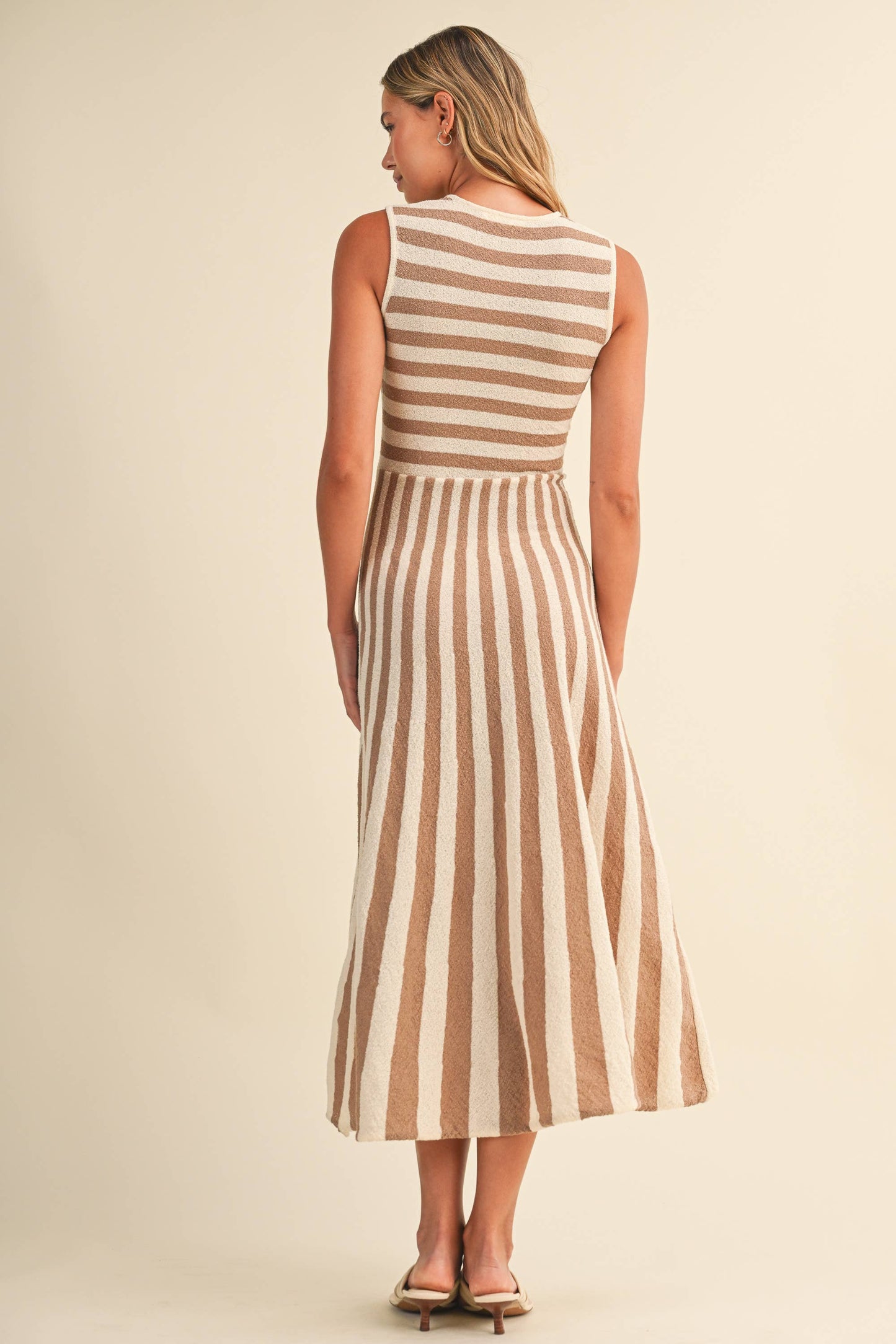 Striped Midi Dress