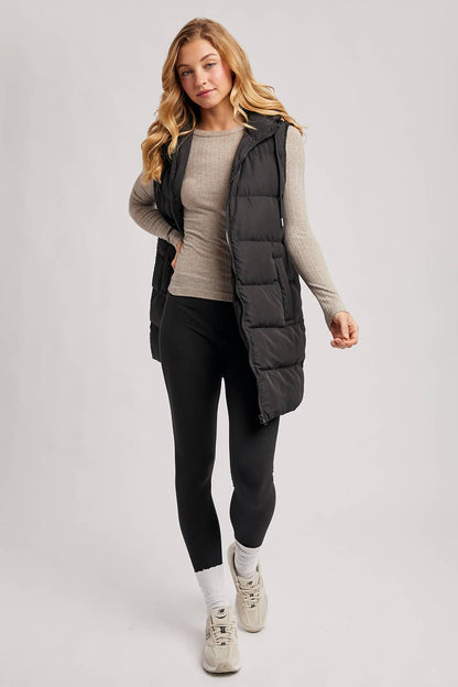 Hooded Puffer Vest