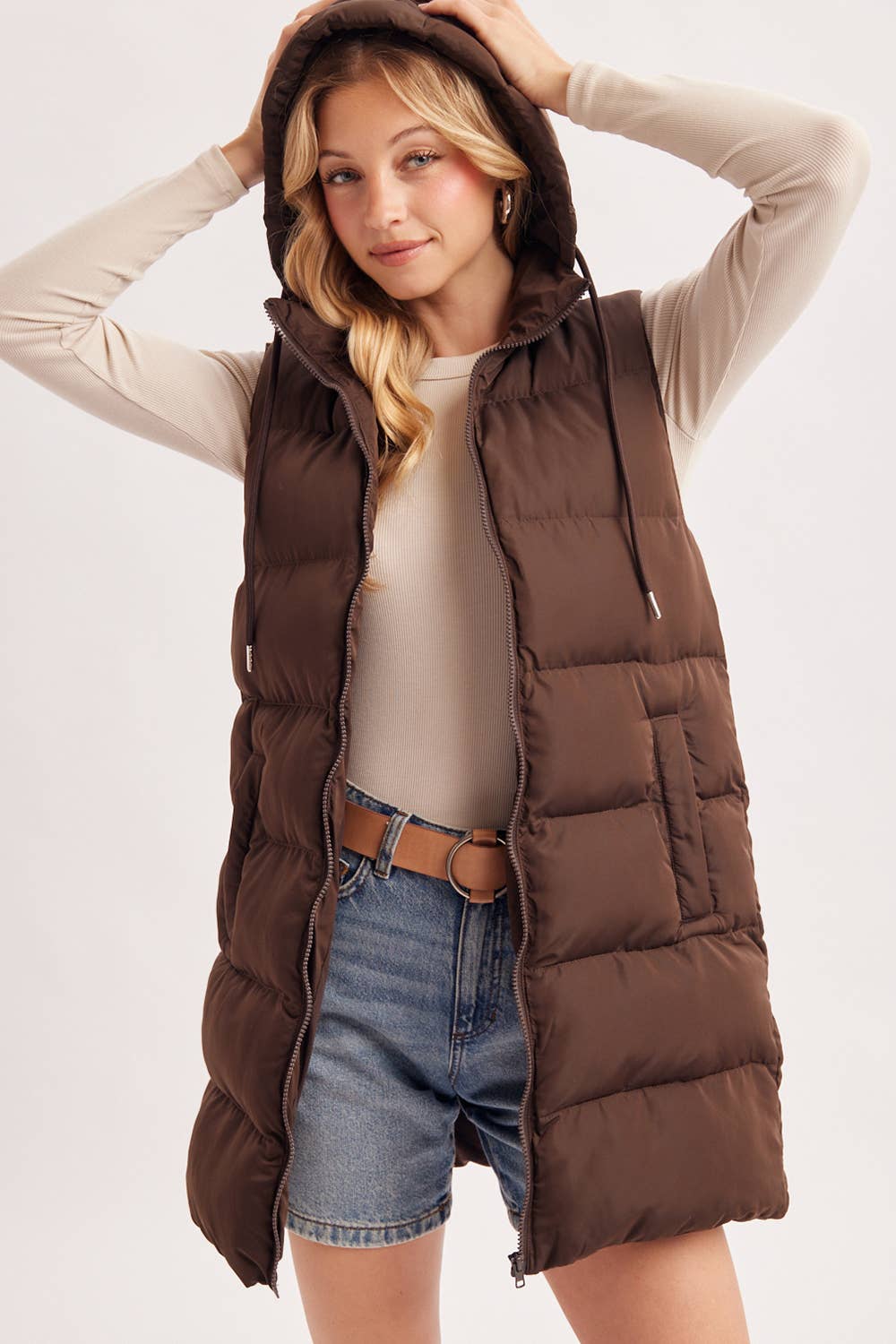 Hooded Puffer Vest