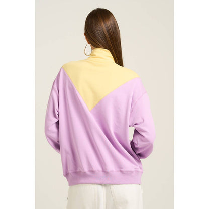Bold Color Block Button Up