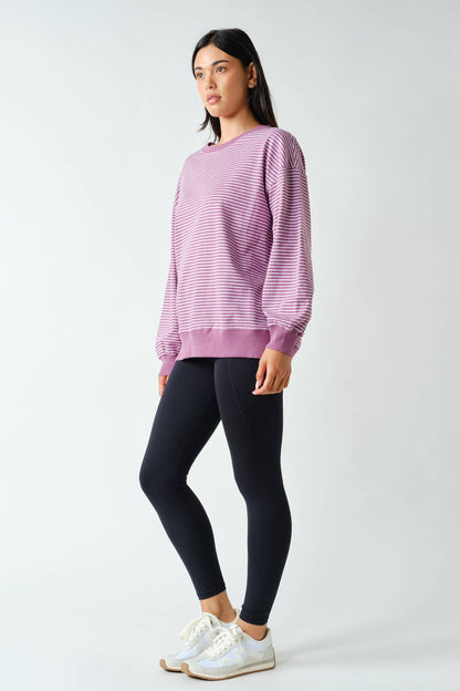 Coastal Striped Crewneck