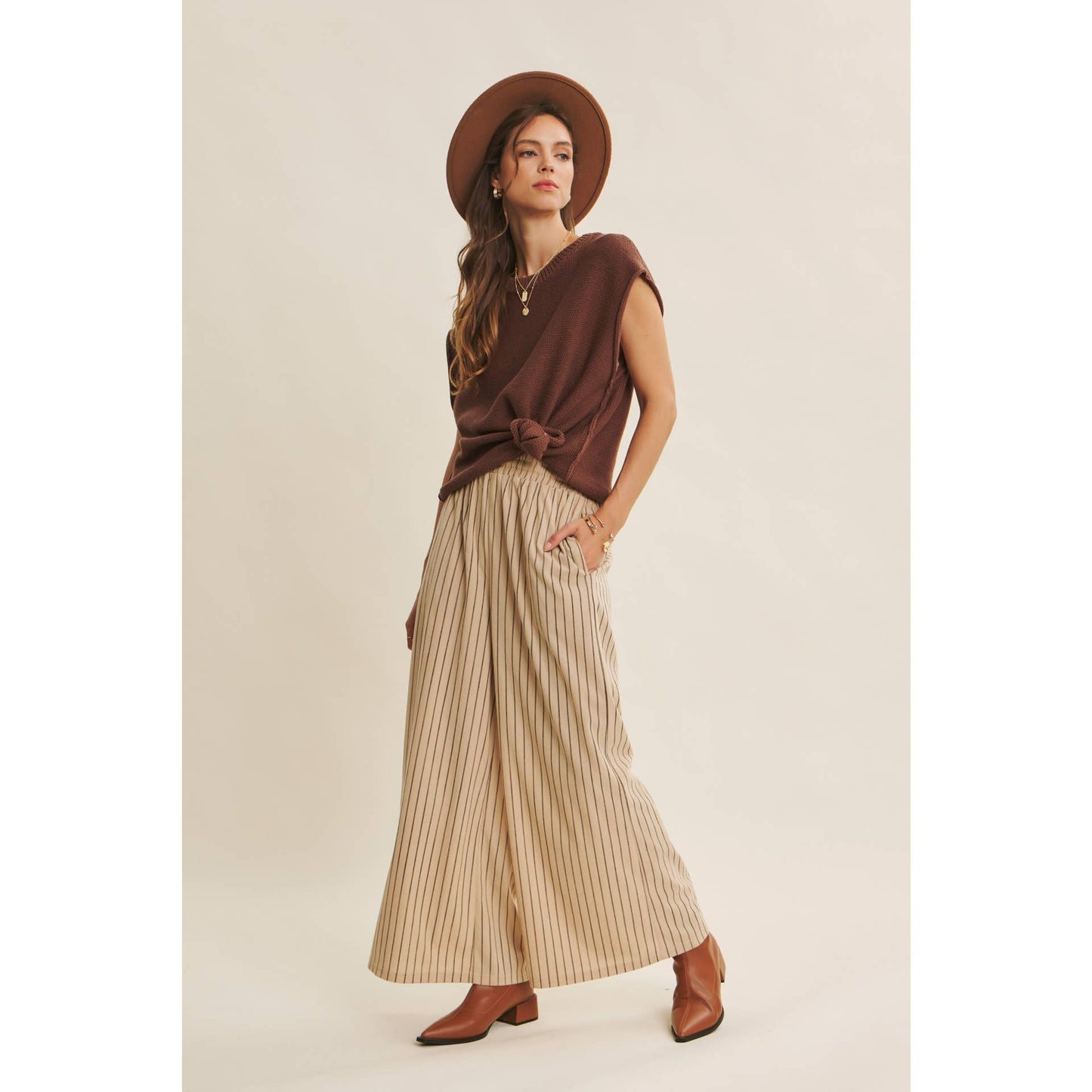 Wide Leg Corduroy Pants