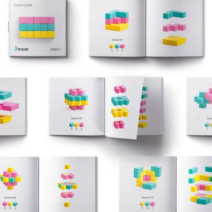 Abstract Sweet - 60 pcs Multi-Color Magnetic Block Set