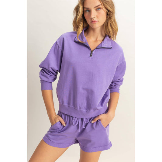 Half Zip Sweatshirt