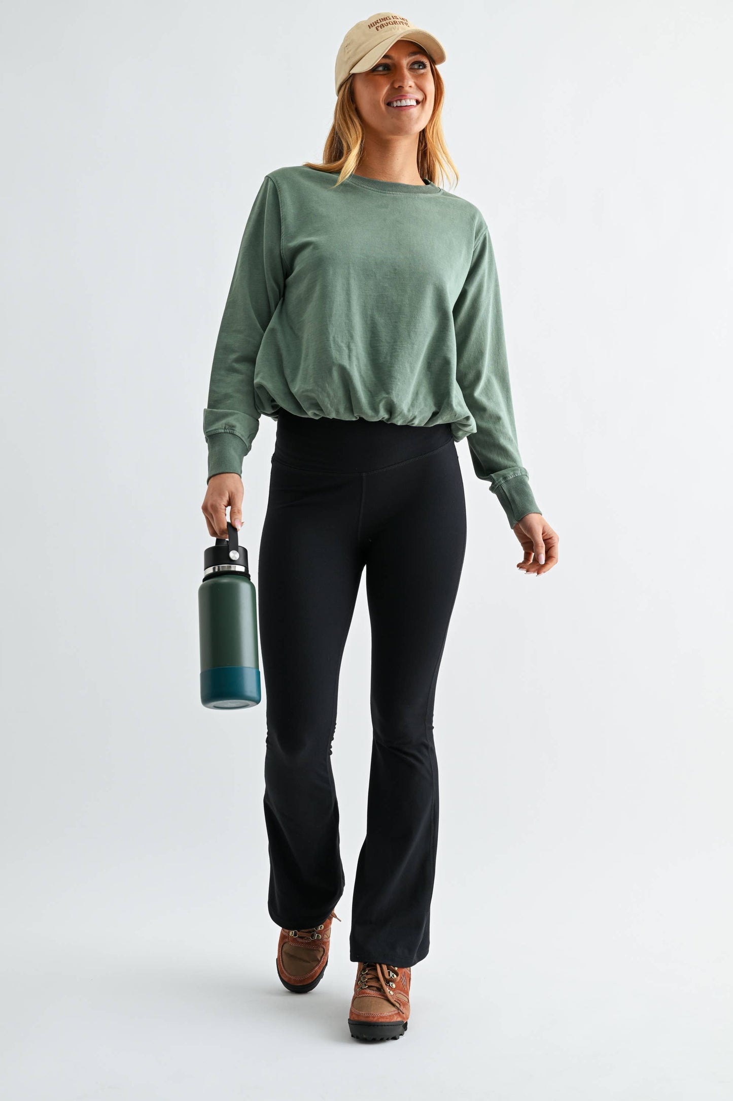 Mineral Cloud Bubble Hem Pullover