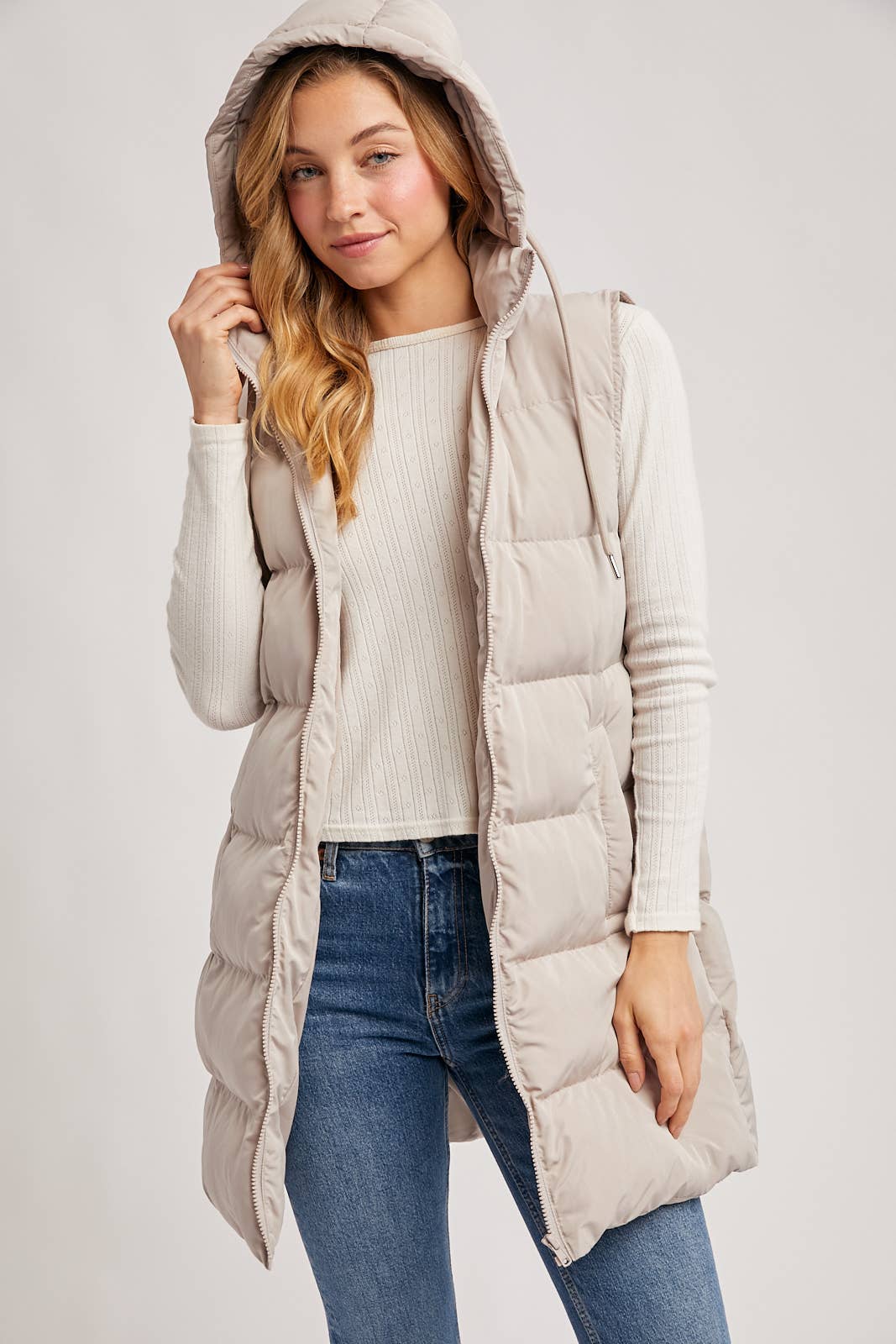 Hooded Puffer Vest