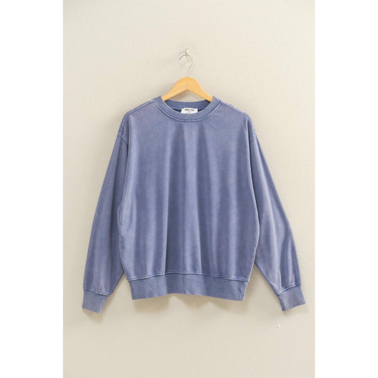 Oversized Mineral Washed Crew