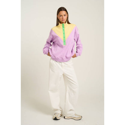 Bold Color Block Button Up