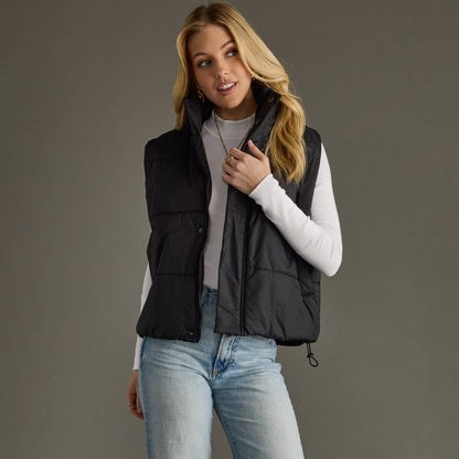 Black Puffer Vest