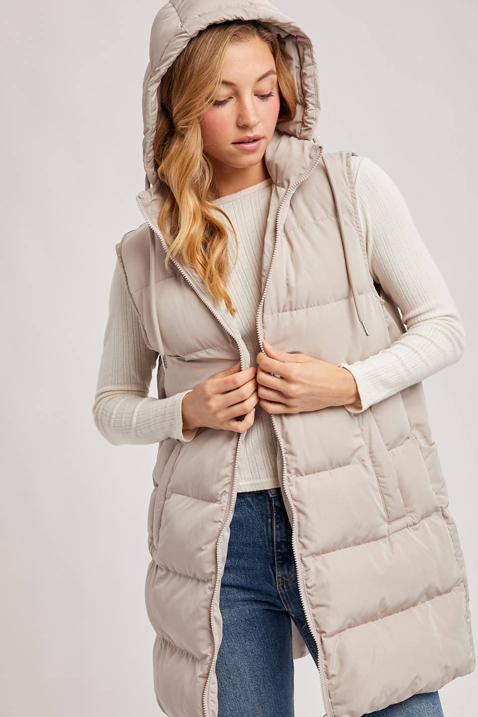 Hooded Puffer Vest