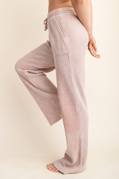 Mineral Washed Waffle Sweatpants