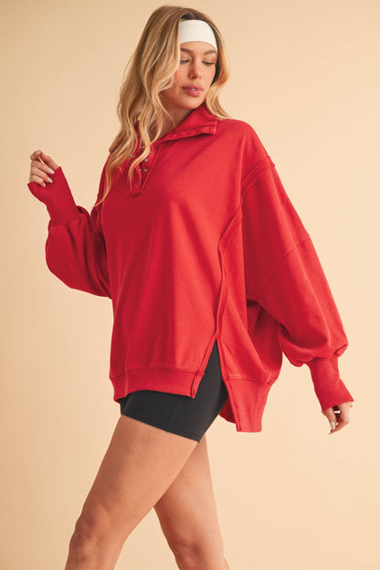 Henley Sweatshirt