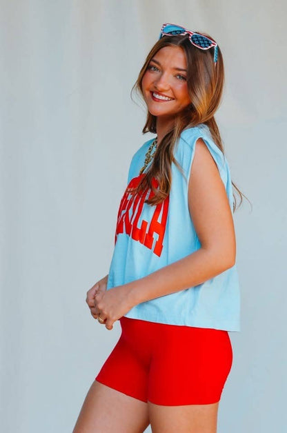 America Puff Muscle Tee