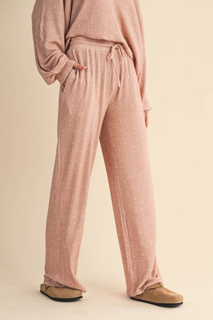 Polka Dot Wide Leg Pants
