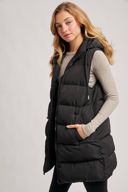Hooded Puffer Vest
