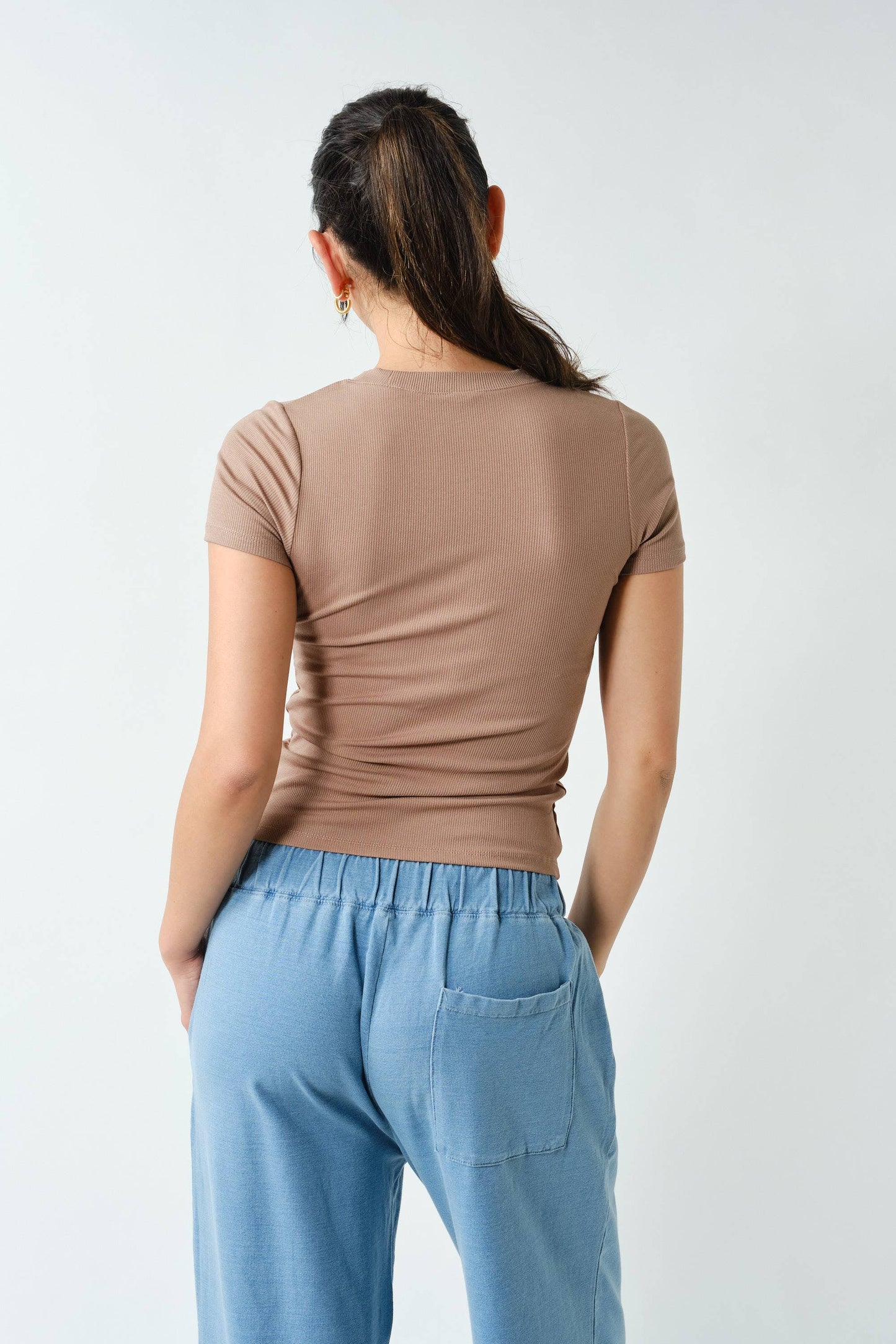 Ribbed Athleisure Top