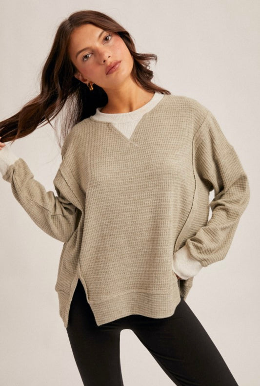 Thermal Crew Neck Olive