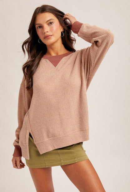 Thermal Crew Neck Rust