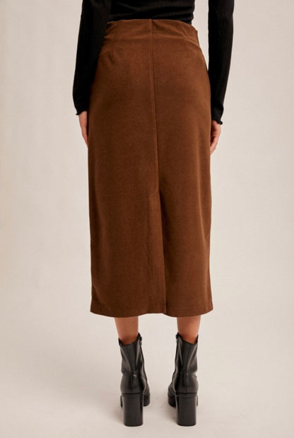 Brush Midi Skirt