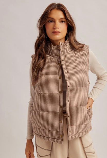 Gingham Vest