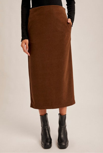 Brush Midi Skirt