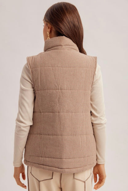 Gingham Vest