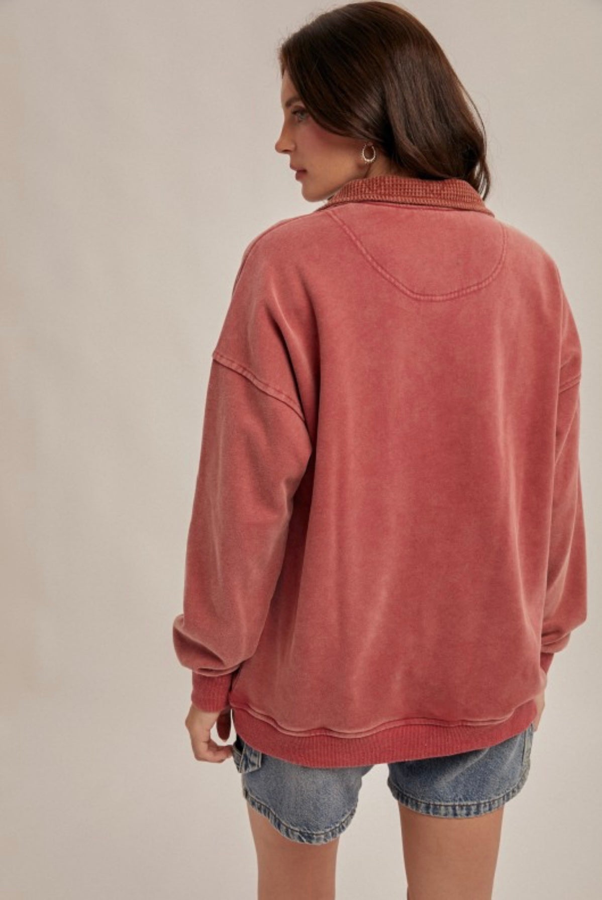 Thermal Sweatshirt Red