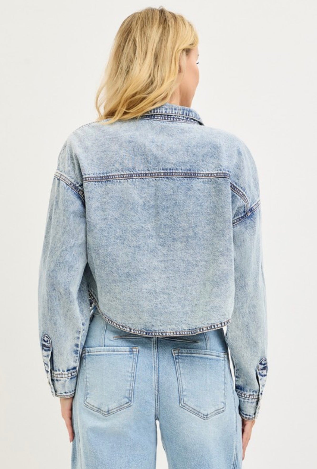 Basic Cropped Button Down