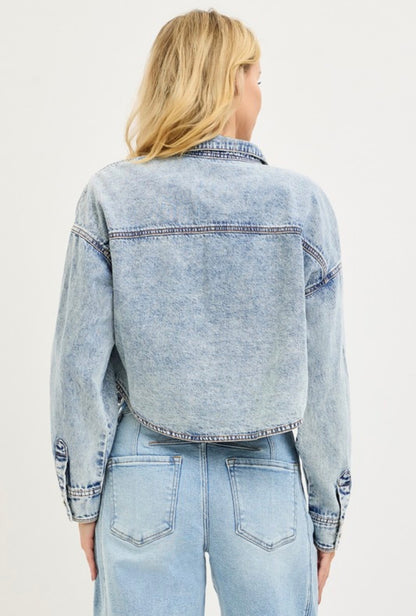 Basic Cropped Button Down