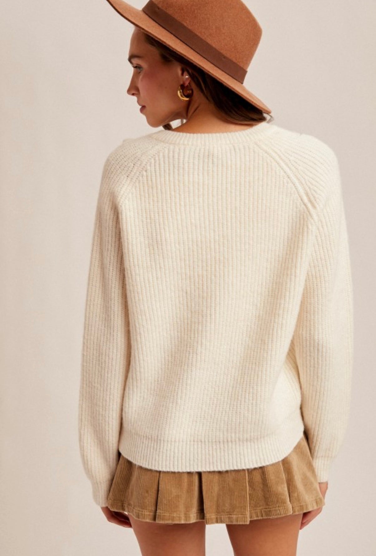 Tie Neck Sweater