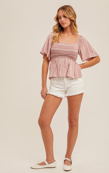 Embroidered Top