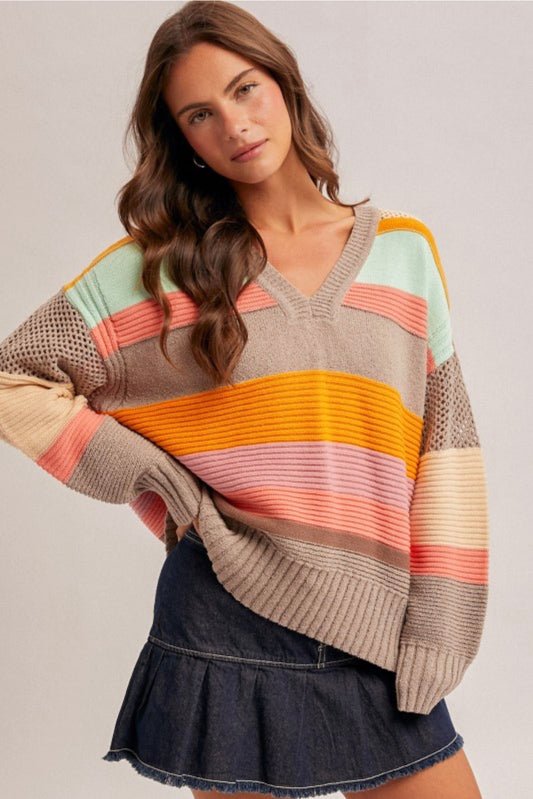 Color Block Sweater