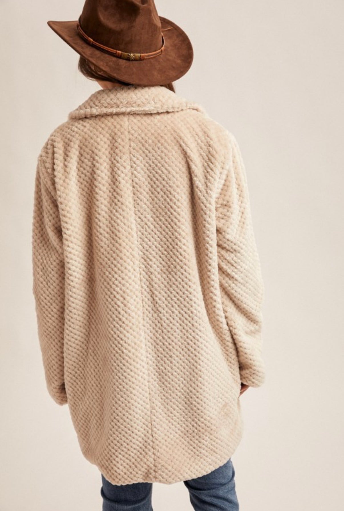 Fur Drape Coat