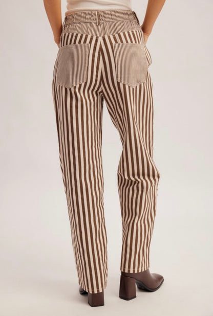 Mixed Wide Leg Pants
