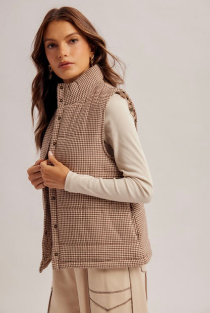 Gingham Vest