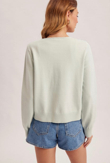 Ribbon Bow Cardi