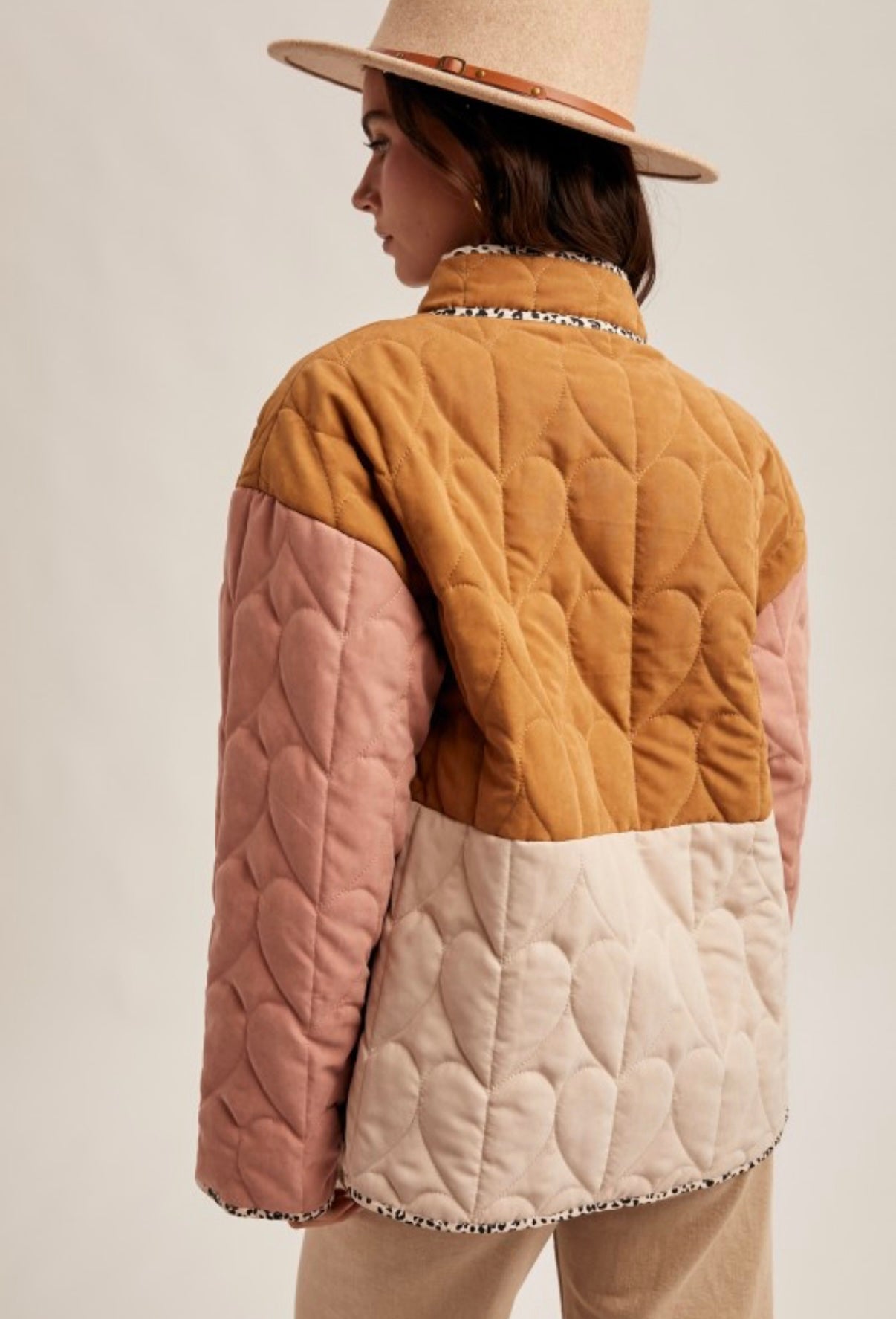 Quilted Button Jacket