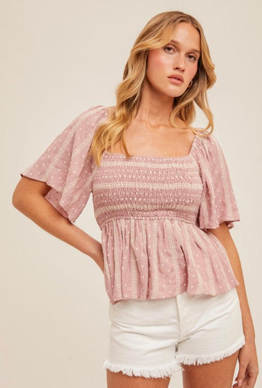 Embroidered Top