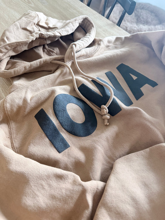 Iowa Puff Print Hoodie