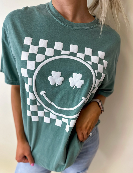 Checkered Shamrock Smiley