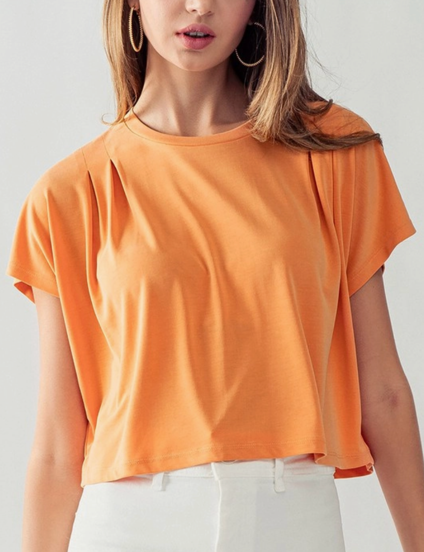 Crop Tee Orange