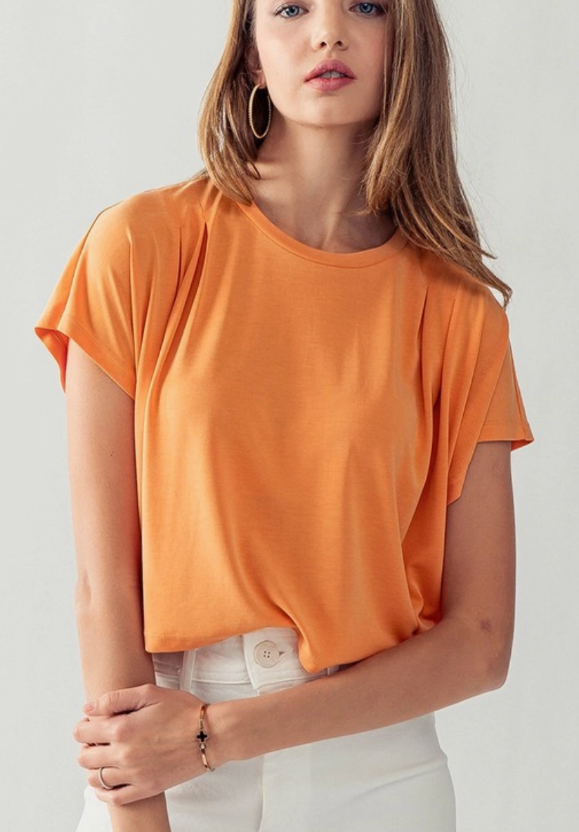 Crop Tee Orange