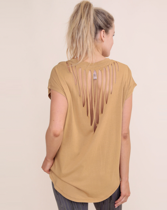 Webbed Cut Top