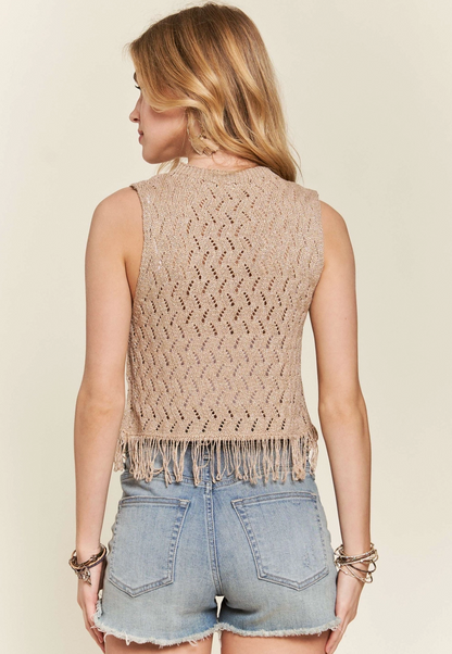 Fringe Hem Top