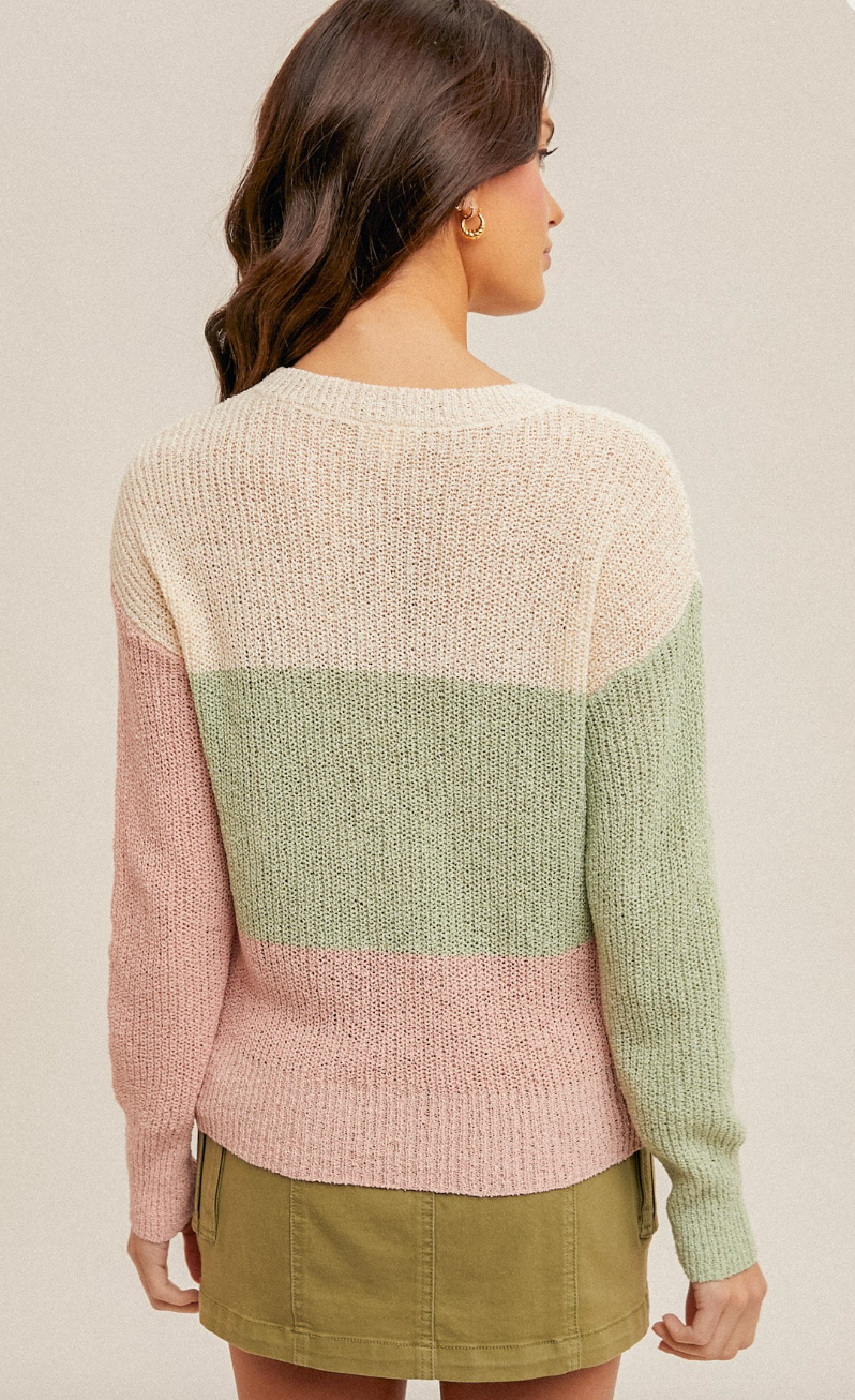 Color Block Sweater